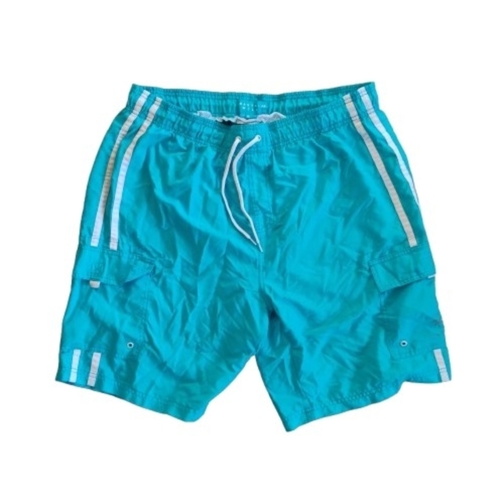Coastal Swell Men's Xxl Aqua Swim Trunks